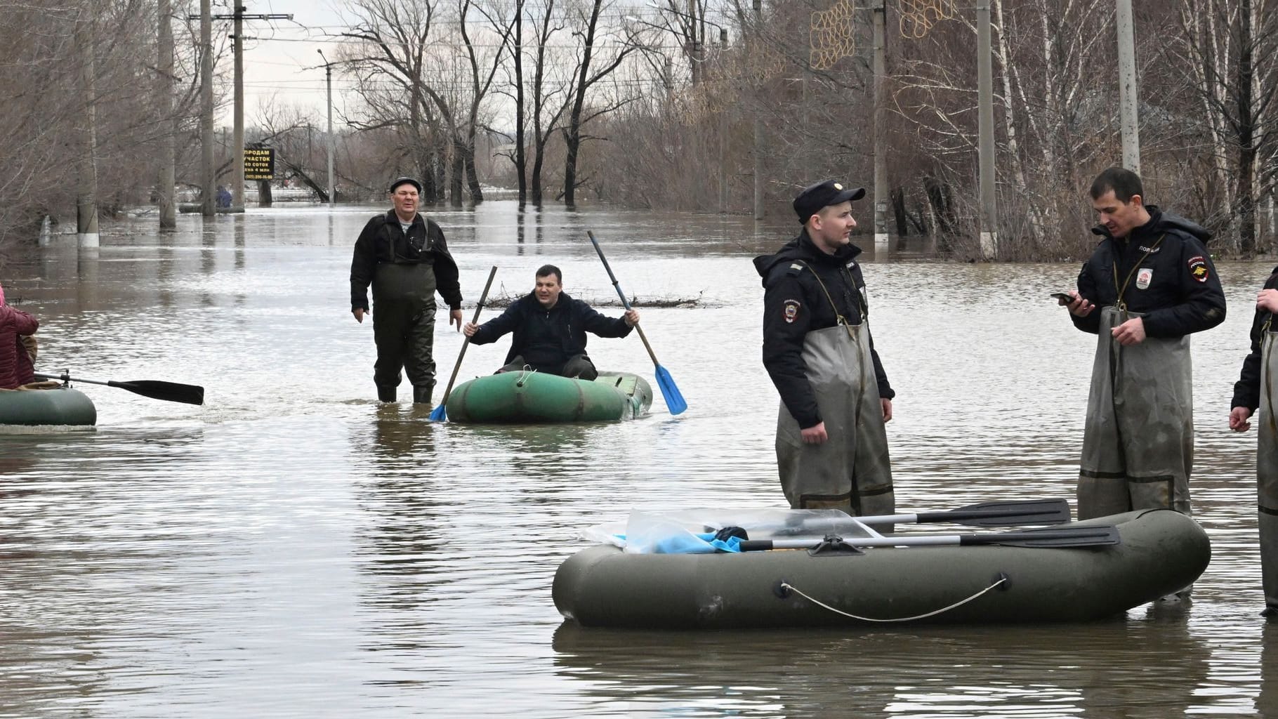 Hochwasser in Russland