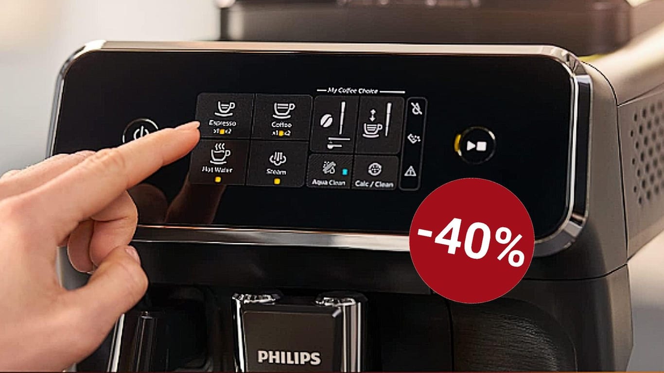Beginnen Sie den Morgen mit einem guten Kaffee: Die Philips-Kaffeemaschine ist derzeit für ungefähr 250 Euro bei Amazon im Angebot.
