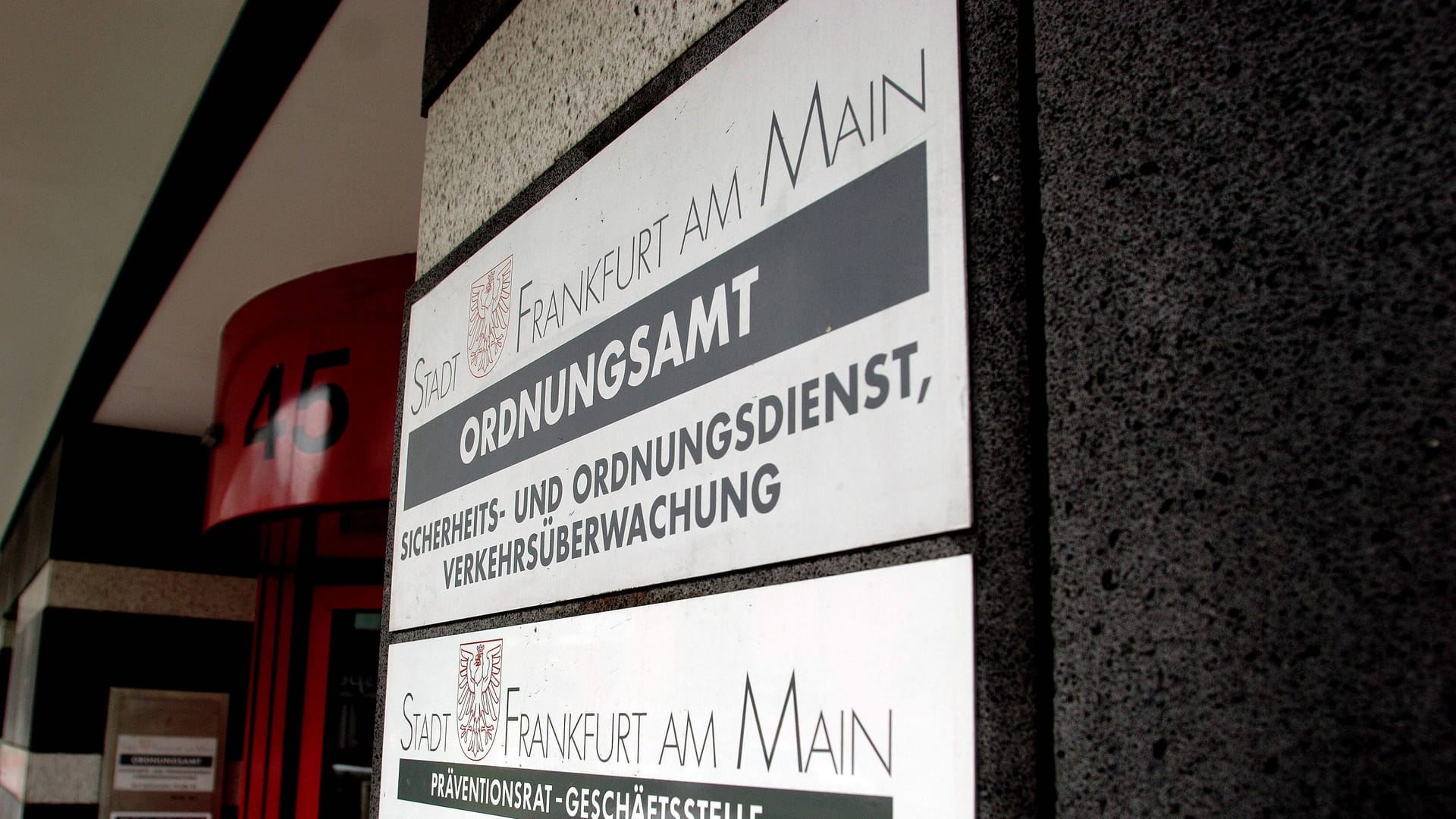 Ordnungsamt der Stadt Frankfurt am Main.