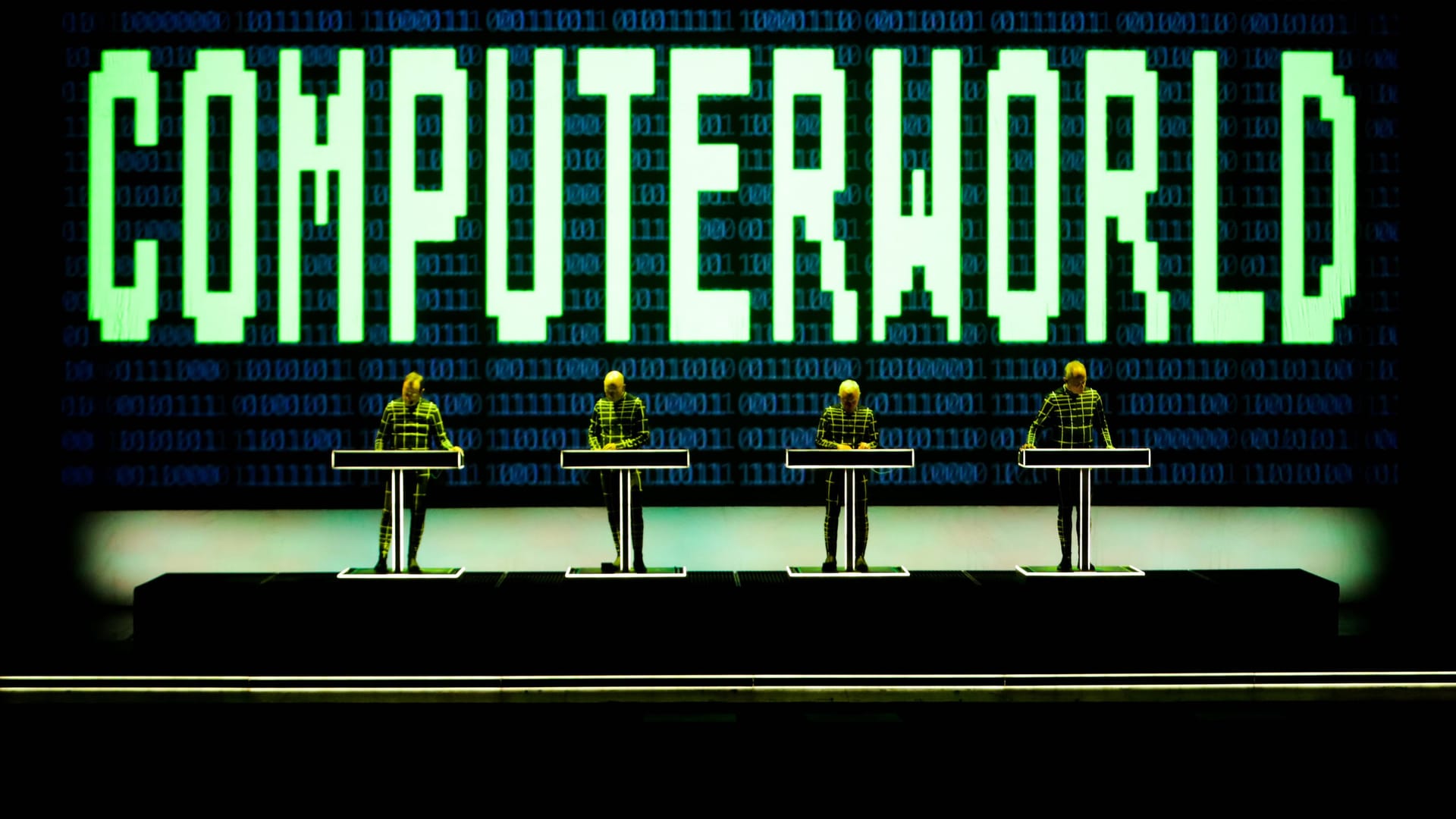 Kraftwerk bei einem Auftritt in Italien (Archivbild): Kraftwerk bei einem Auftritt in Italien (Archivbild):