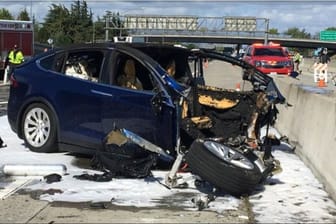 Tesla-Elektroauto-Unfall