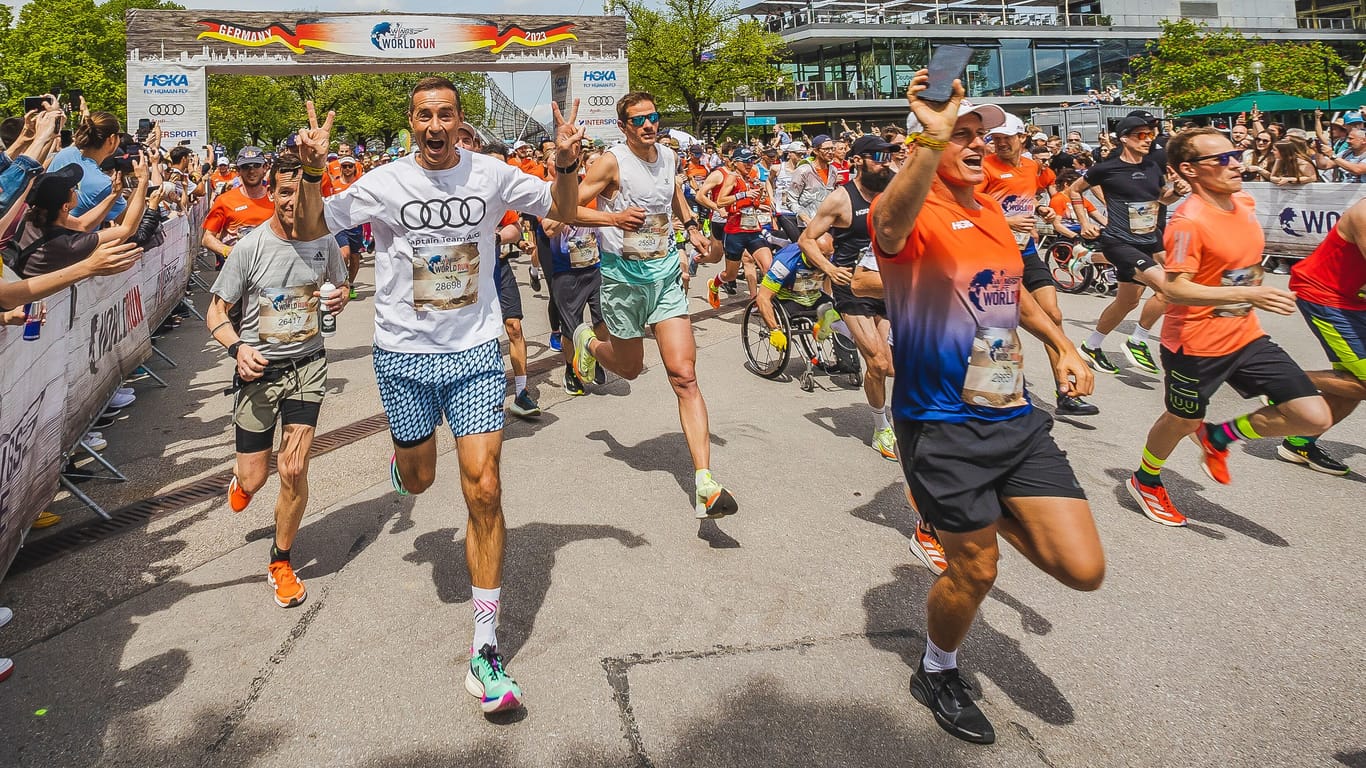 Kai Pflaume beim Wings for Life World Run 2023: Auch in diesem Jahr wird der TV-Moderator wieder in München für den guten Zweck an den Start gehen.