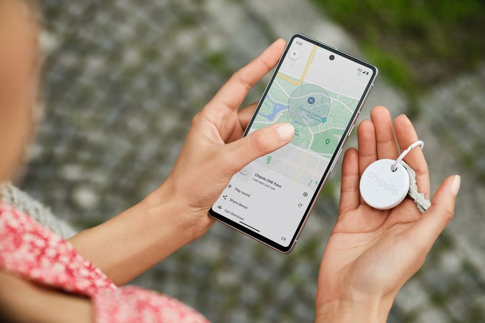 Mit dem "Find my Device"-Netzwerk lassen sich künftig Geräte oder Schlüssel mit Bluetooth-Tracker orten.