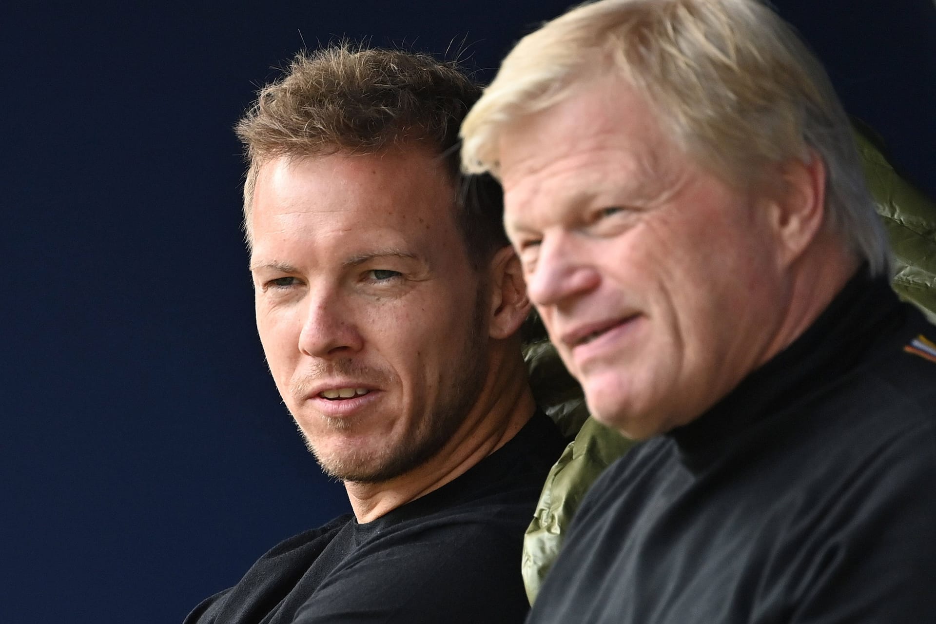 Ex-Bayern-Funktionäre: Julian Nagelsmann (l.) und der frühere Boss Oliver Kahn.