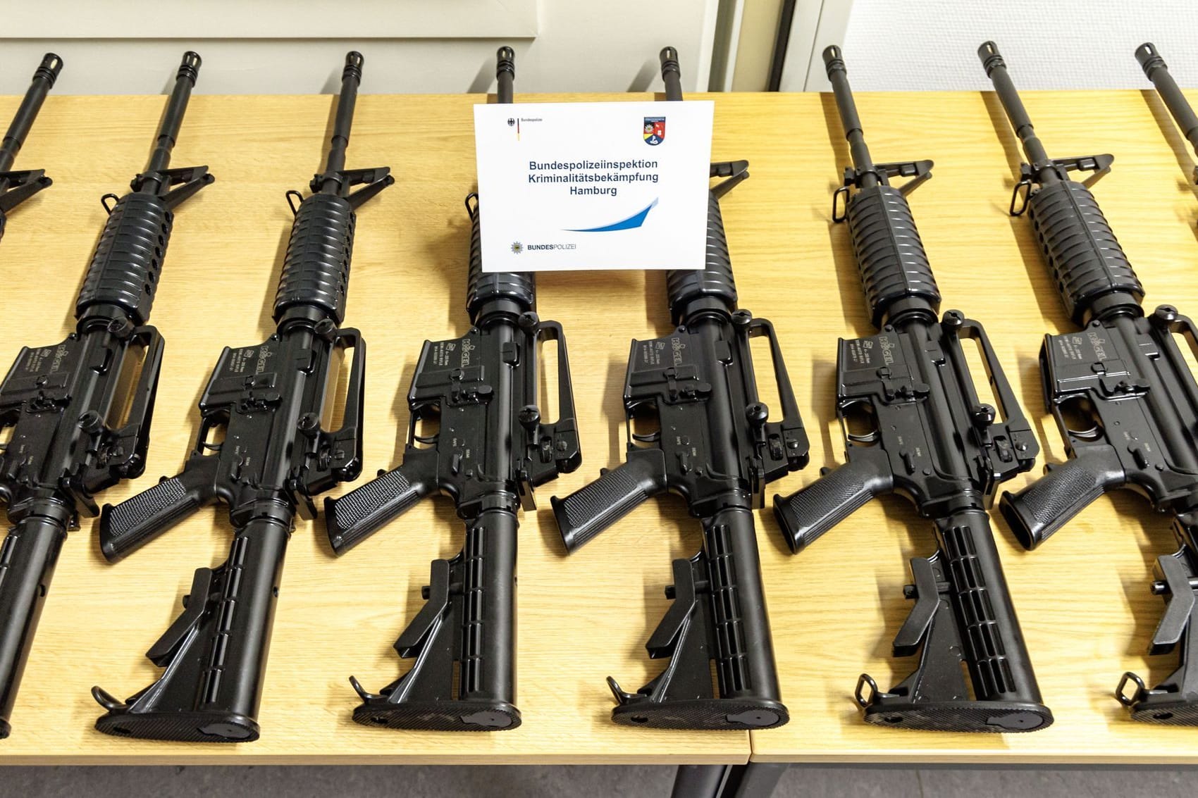 Sichergestellte Schusswaffen
