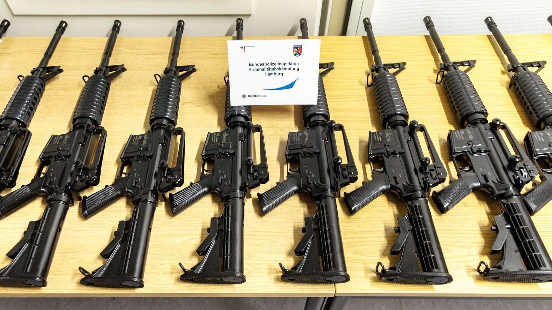 Sichergestellte Schusswaffen Sichergestellte Schusswaffen