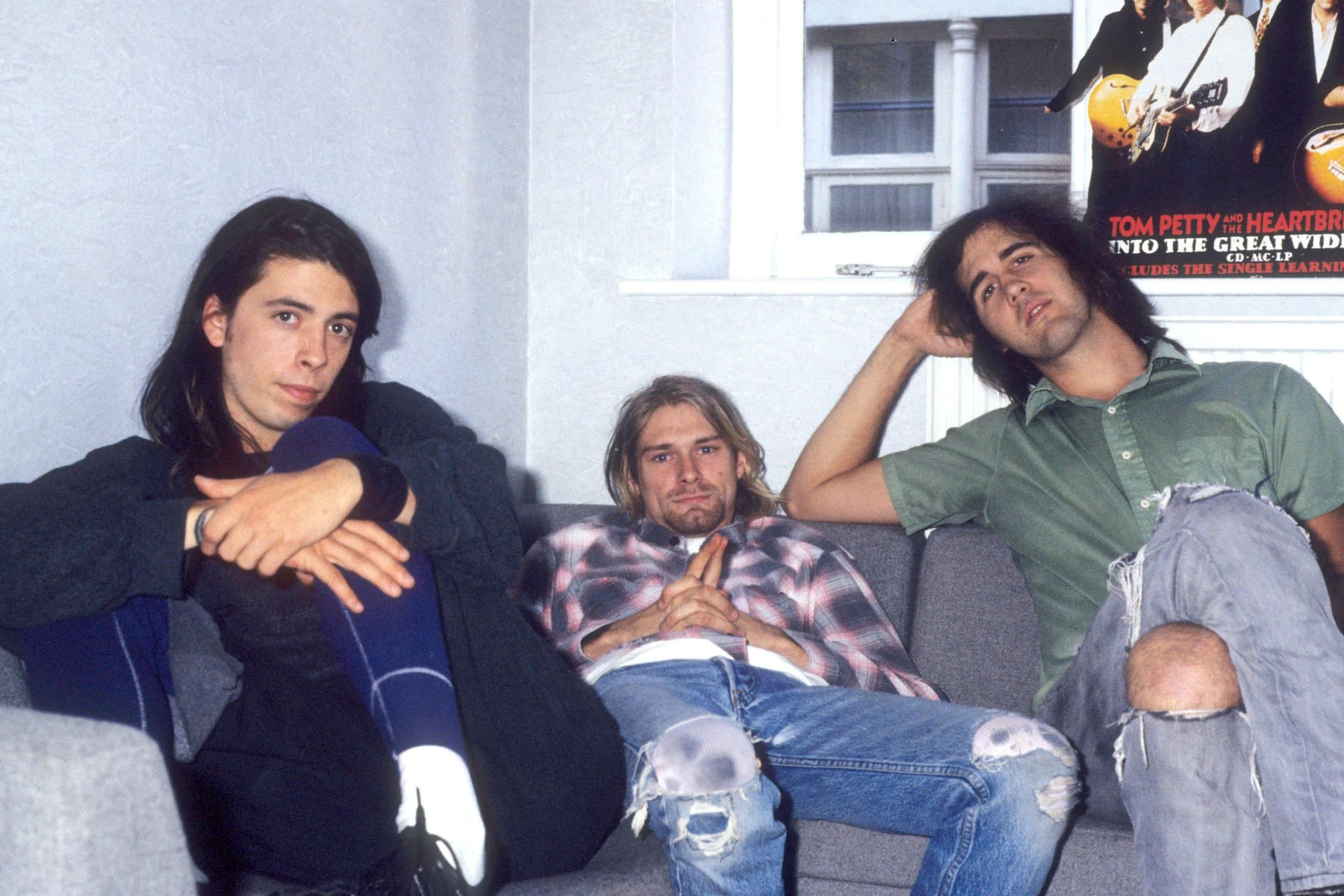 Nirvana 1991: Dave Grohl, Kurt Cobain und Krist Novoselic.
