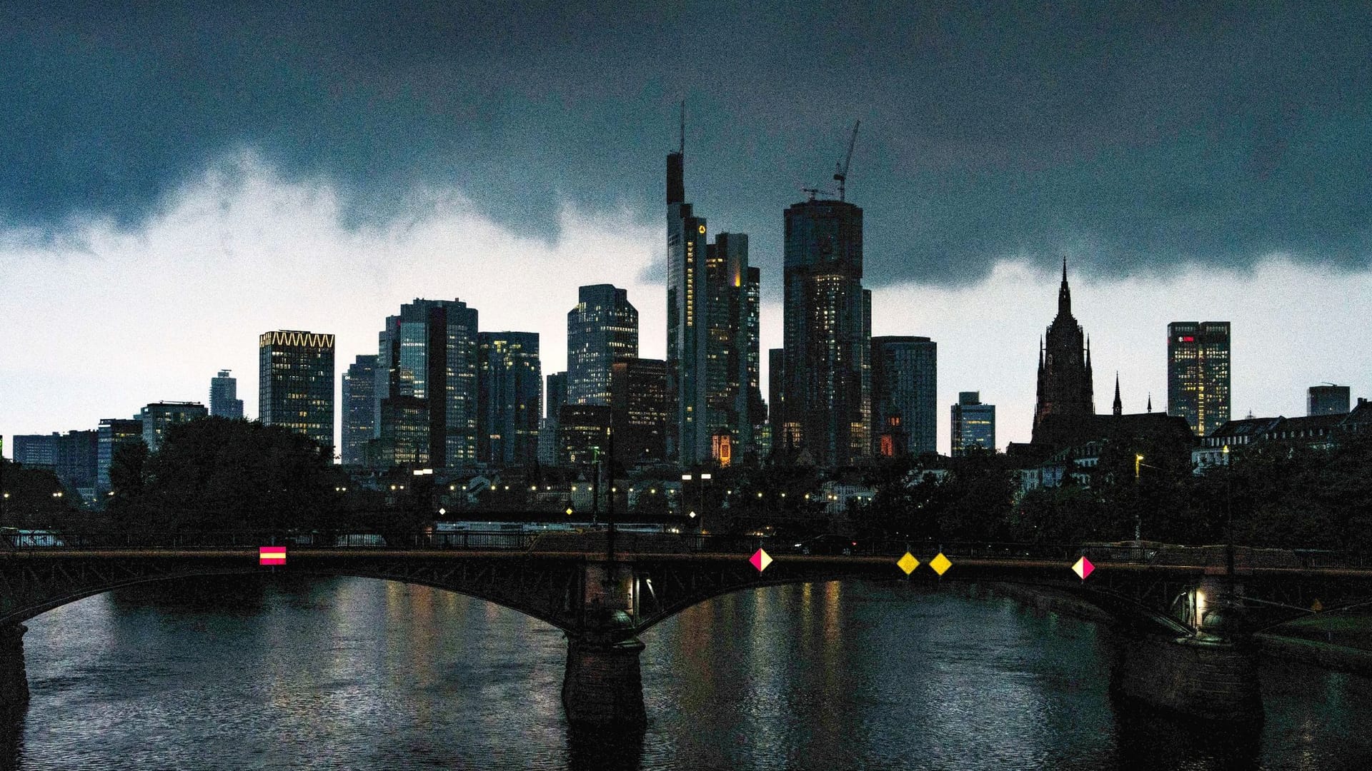 Gewitter in Frankfurt Gewitter in Frankfurt