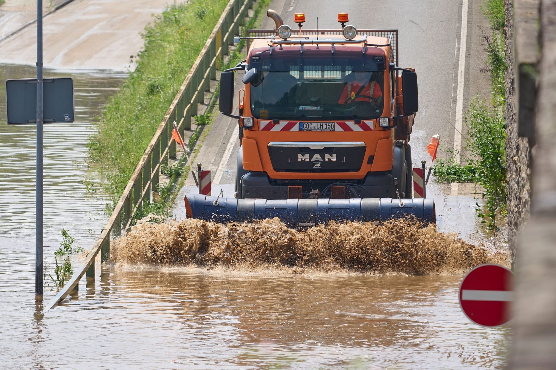 Hochwasser in Rheinland-Pfalz - Mosel