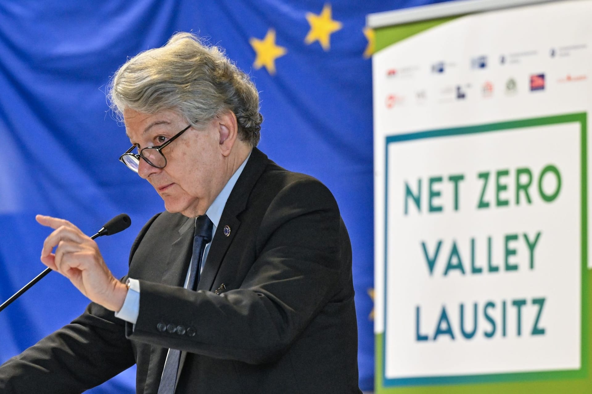 EU-Kommissar Breton in der Lausitz