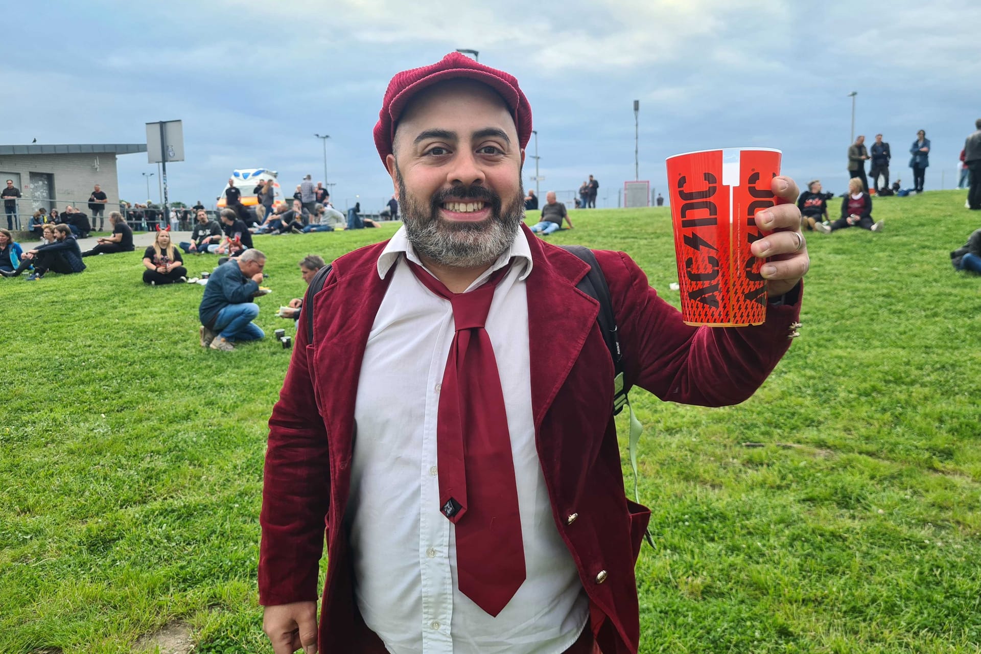 AC/DC-Fan Christian (40) aus Argentinien: Seit er 13 Jahre alt ist, hört er die australische Hardrockband.