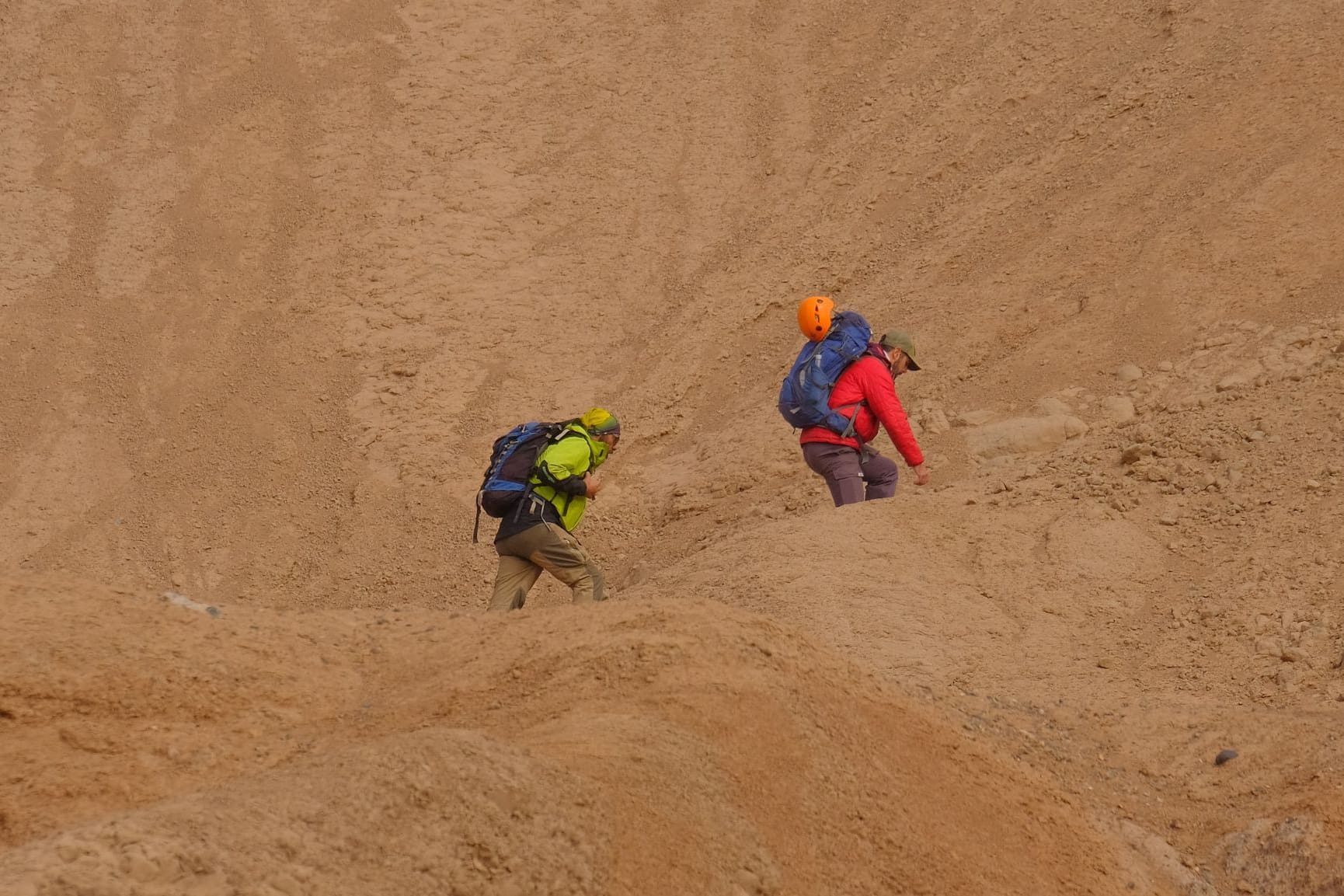 Rettungskräfte auf dem Cerro de las Tres Marías