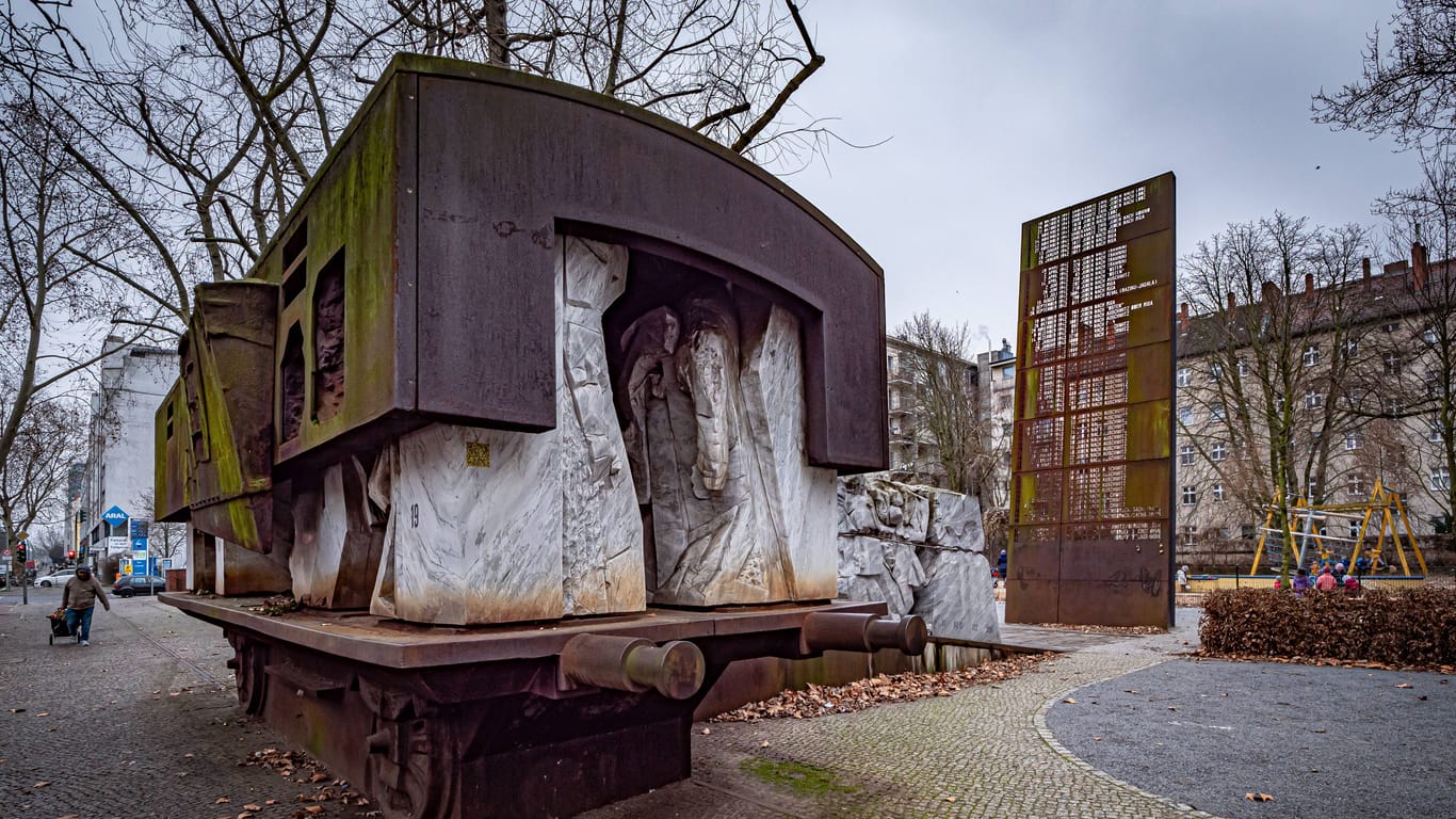 Die Gedenkstätte Levetzowstraße (Archivbild): Antisemiten haben das Andenken an die von den Nazis ermordeten Menschen geschändet.