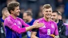 Thomas Müller und Toni Kroos (r.): Sie sind in der deutschen Nationalmannschaft wiedervereint.