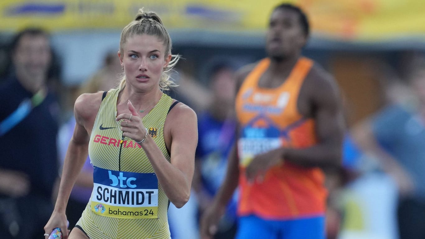 Alica Schmidt: Sie hat sich mit der Mixed-Staffel für Paris qualifiziert.