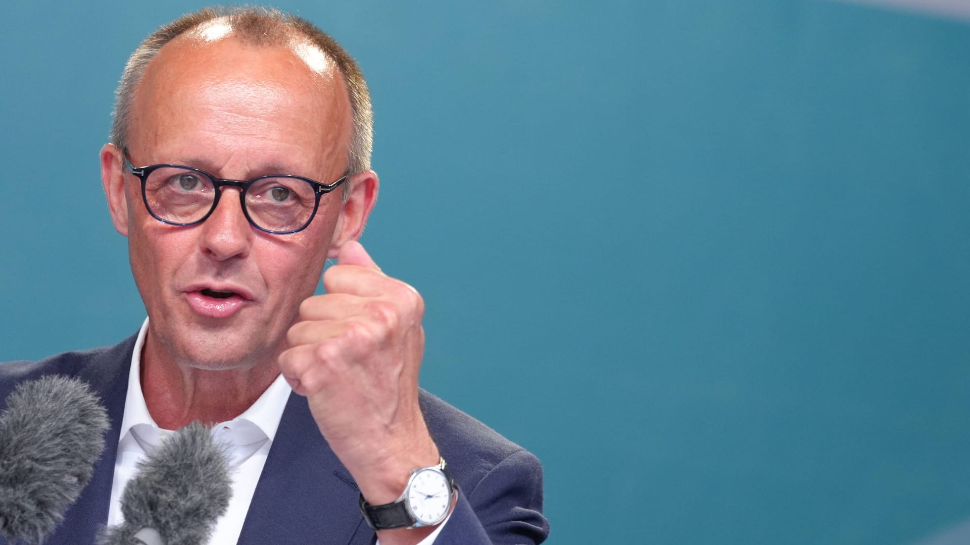 Friedrich Merz (Archivbild): Auch Merz hatte sich öffentlich gegen ein Verbot von Verbrennerautos ausgesprochen.