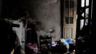 Das ausgebrannte Zimmer der vier Opfer in Buenos Aires: Der Täter störte sich daran, dass sie lesbisch lebten.