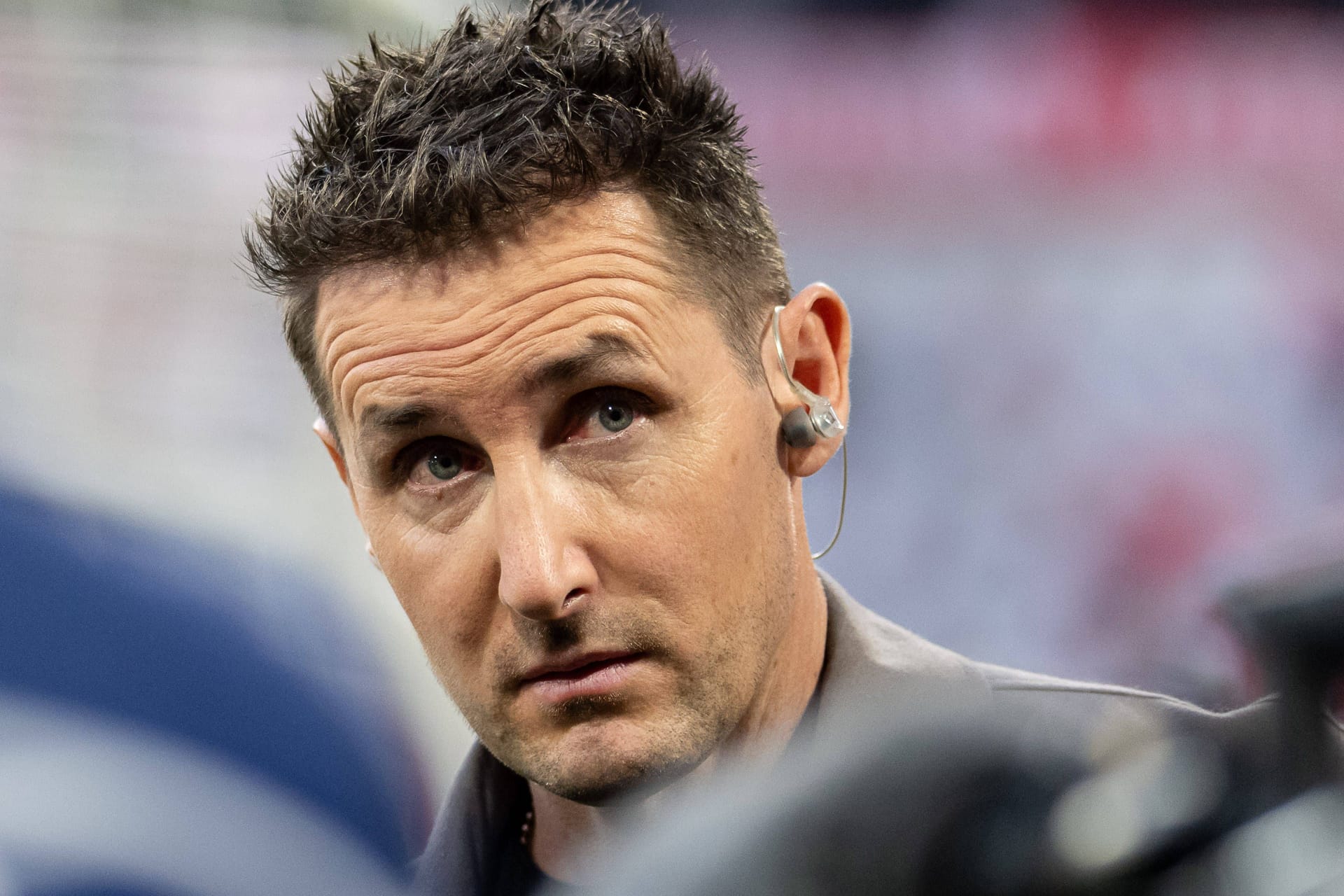 Miroslav Klose: Der langjährige Stürmer wirkte auf dem Platz ruhig, war aber vor den Spielen offenbar sehr nervös.