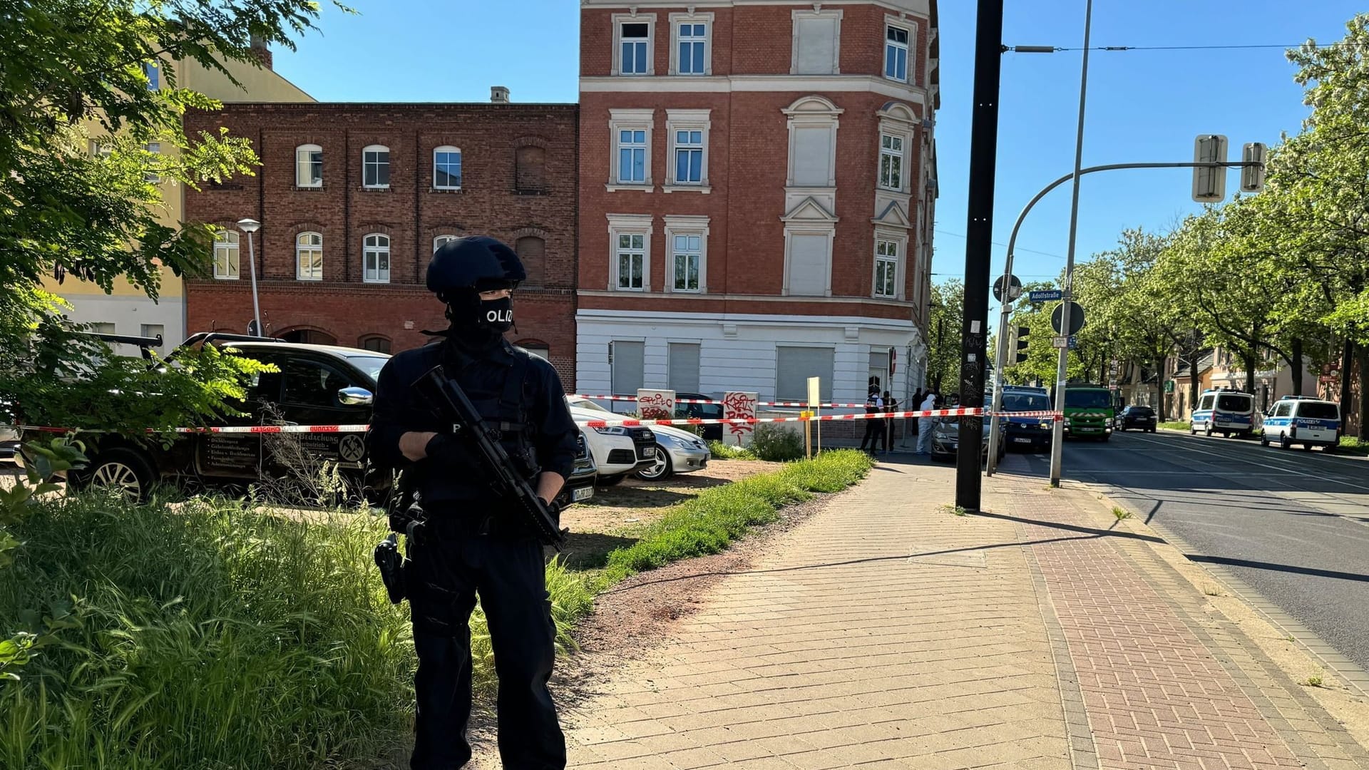 Polizeieinsatz in Magdeburg