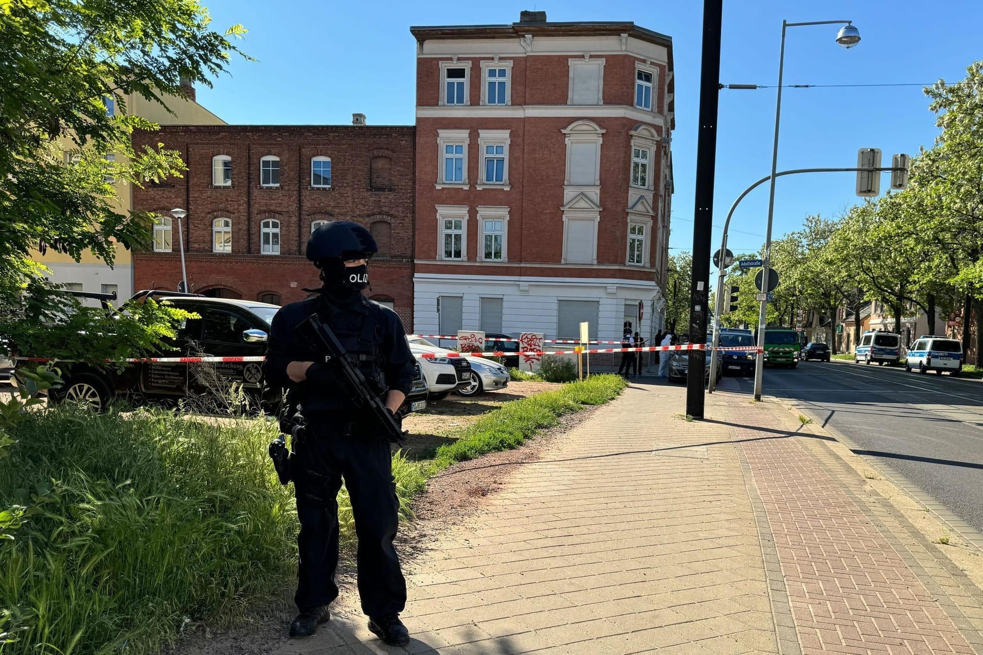Polizeieinsatz in Magdeburg