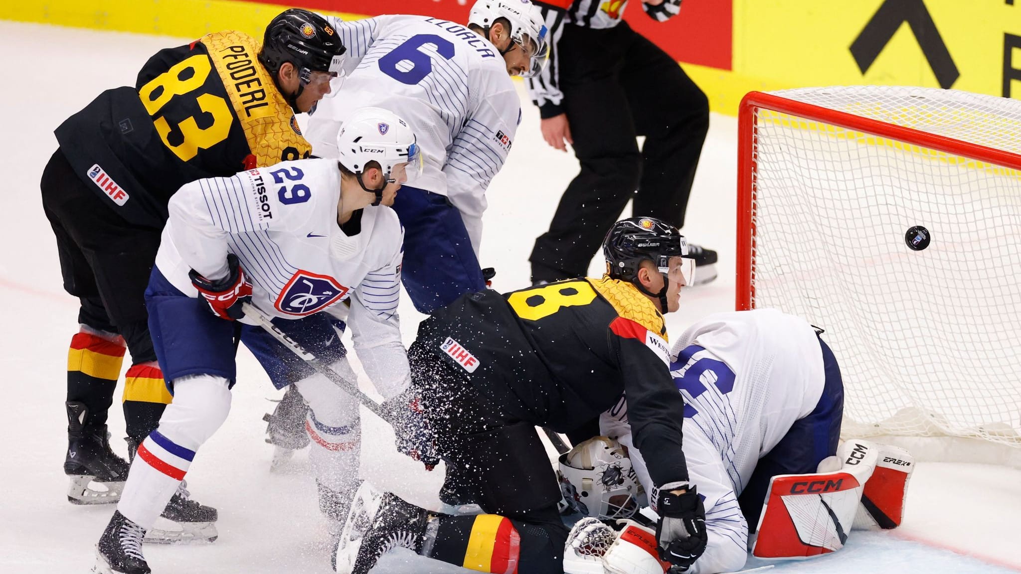 Eishockey-WM: Torfestival gegen Frankreich – nächste DEB-Gala
