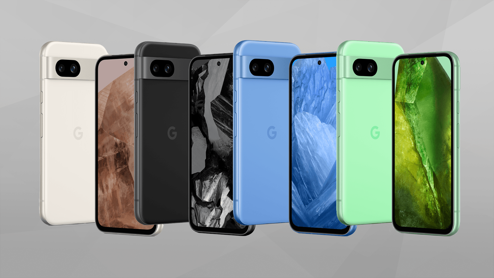 Google Pixel 8a: Das Smartphone ist zum Verkaufsstart in vier Farben erhältlich.