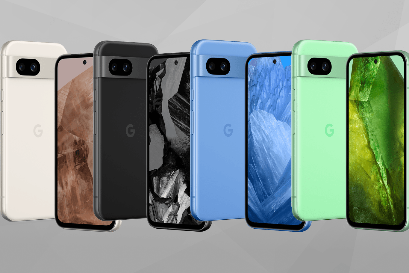 Google Pixel 8a: Das Smartphone ist zum Verkaufsstart in vier Farben erhältlich.
