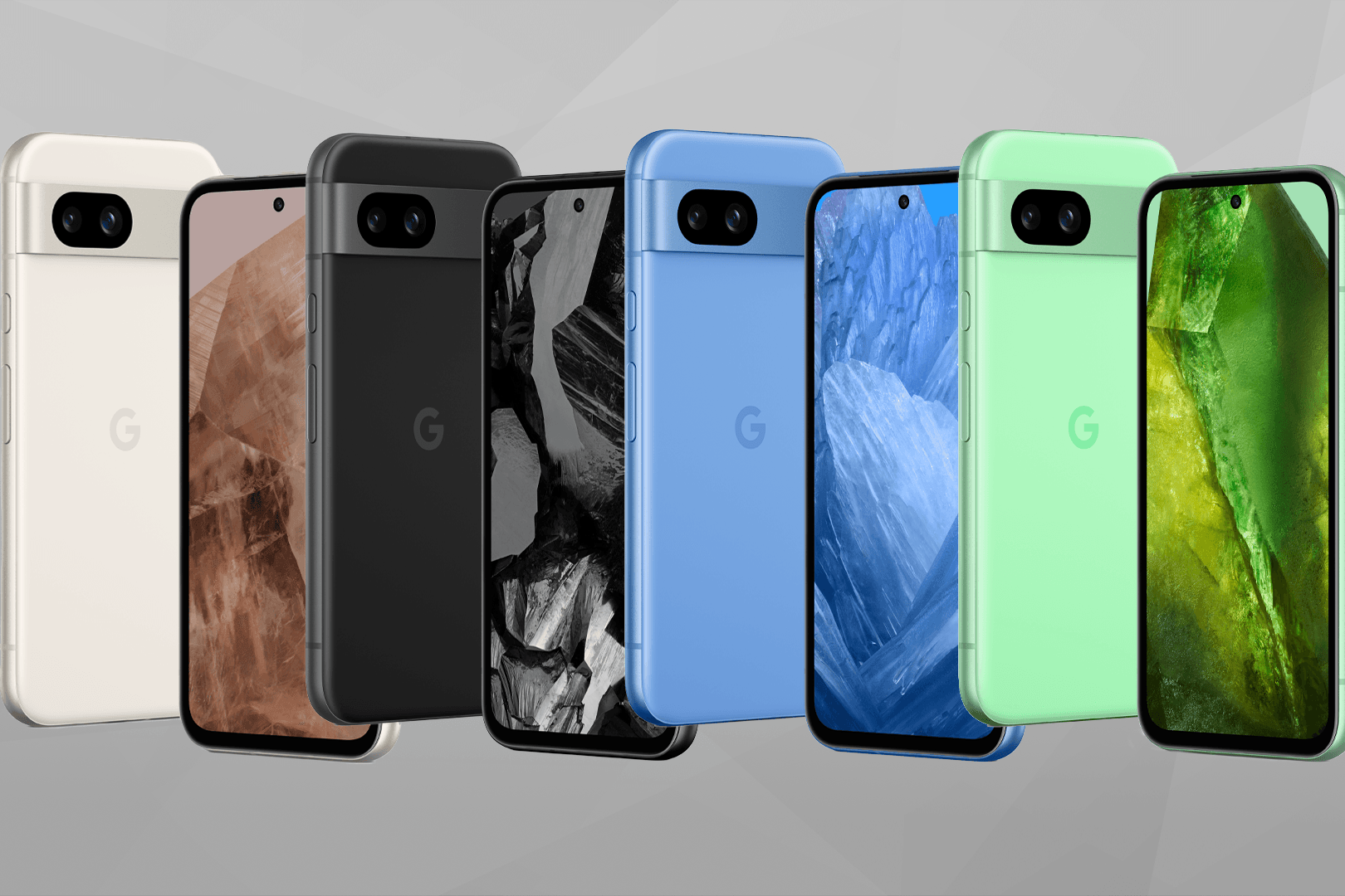 Google Pixel 8a: Das Smartphone ist zum Verkaufsstart in vier Farben erhältlich.