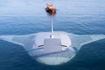 Die Mantarochen-Unterwasserdrohne: Die USA haben die Drohne getestet.