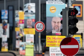 Wahlplakate in Baden-Württemberg