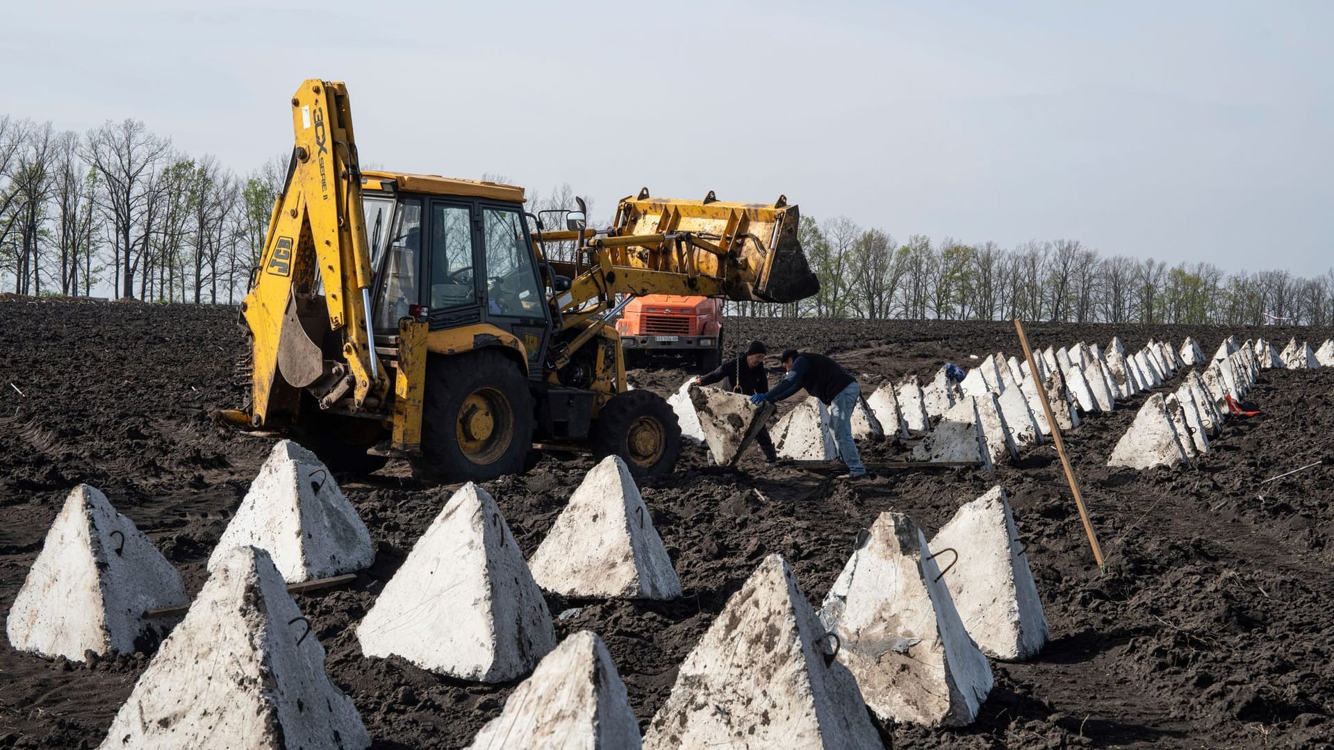 Russia Ukraine War Fortifications