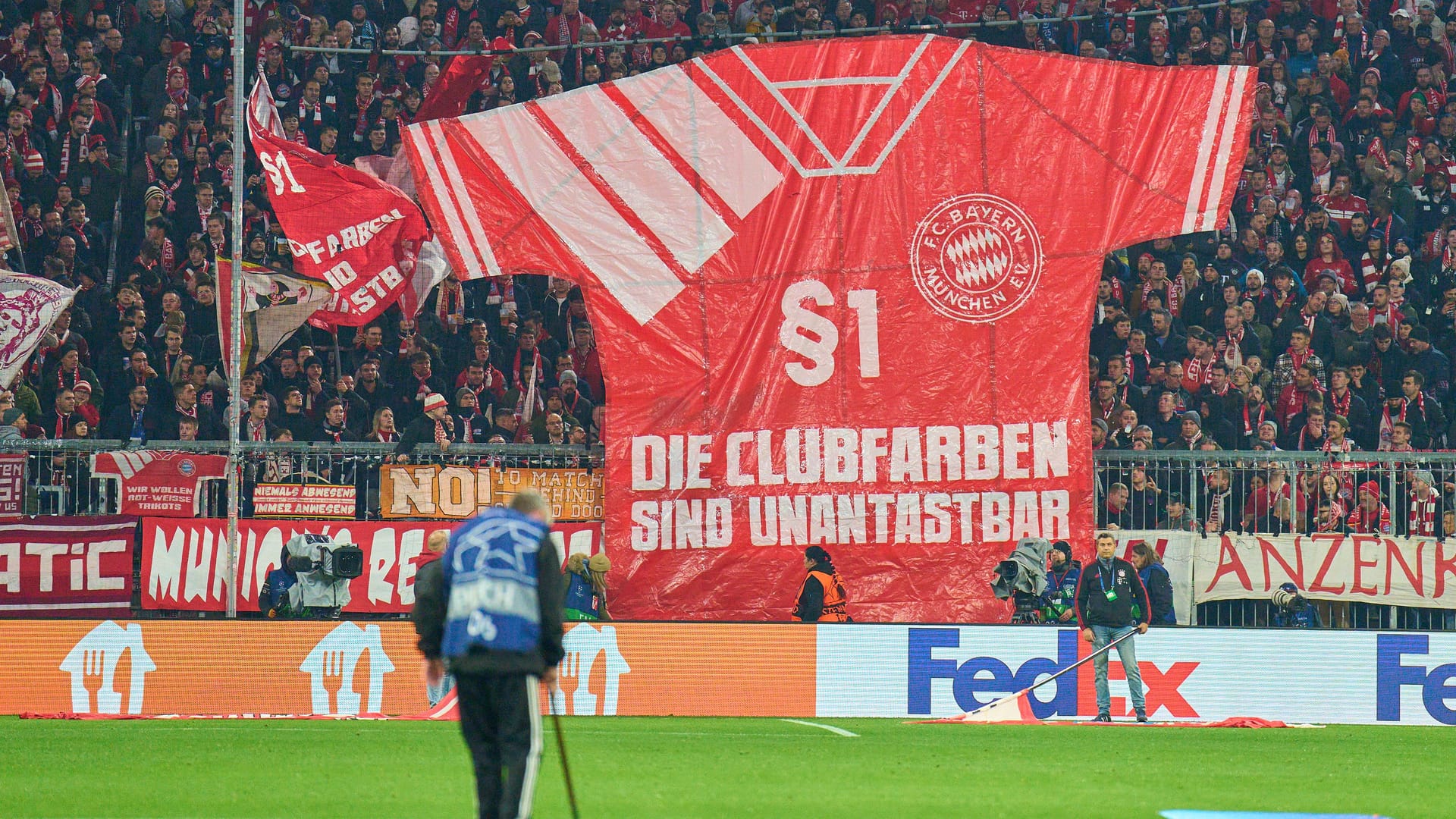 Die Mini-Choreo gegen Galatsaray.