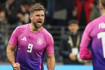 Niclas Füllkrug jubelt im DFB-Dress: Wer die Nationalmannschaft bei der Heim-EM sehen möchte, hat heute die letzte Chance.