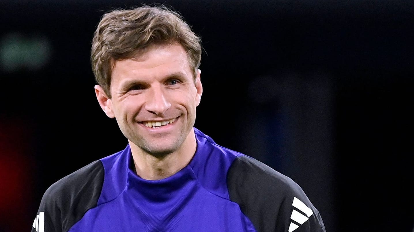 Thomas Müller: Der Routinier ließ sich etwas Besonderes einfallen.