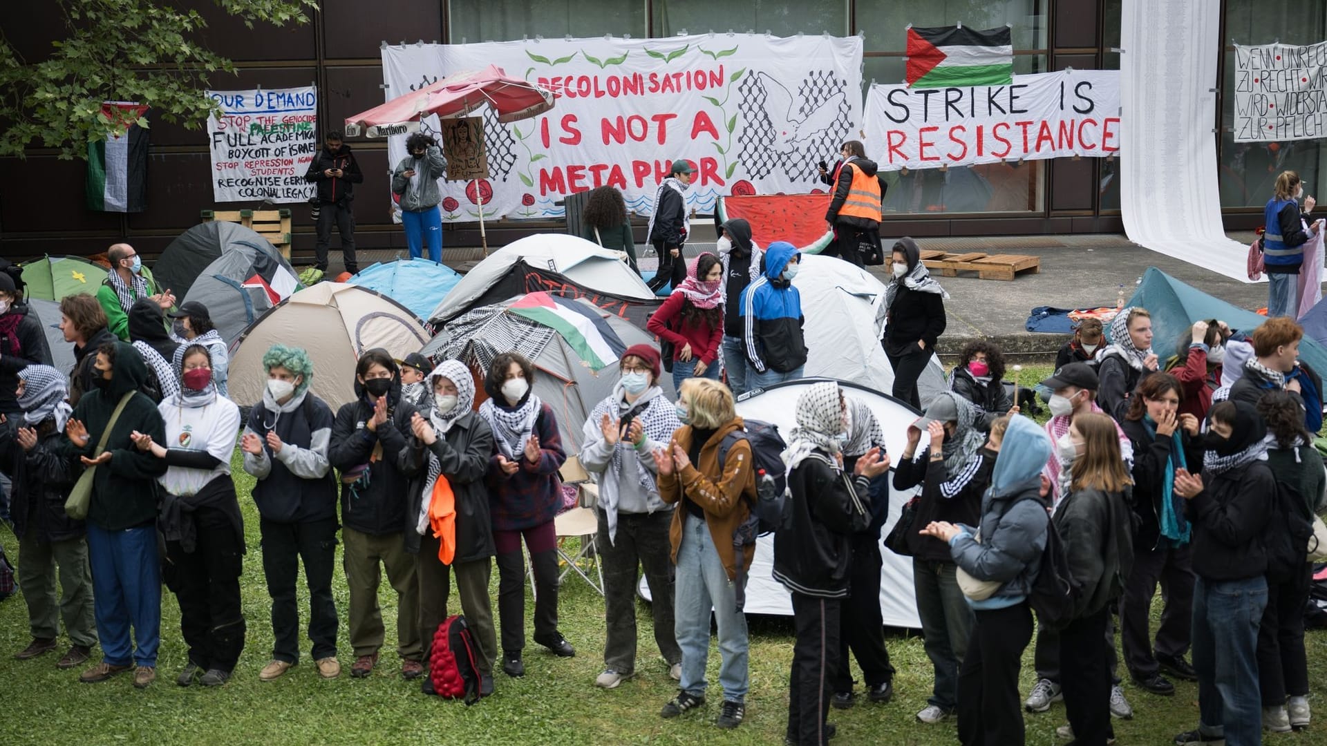 Protest an FU Berlin