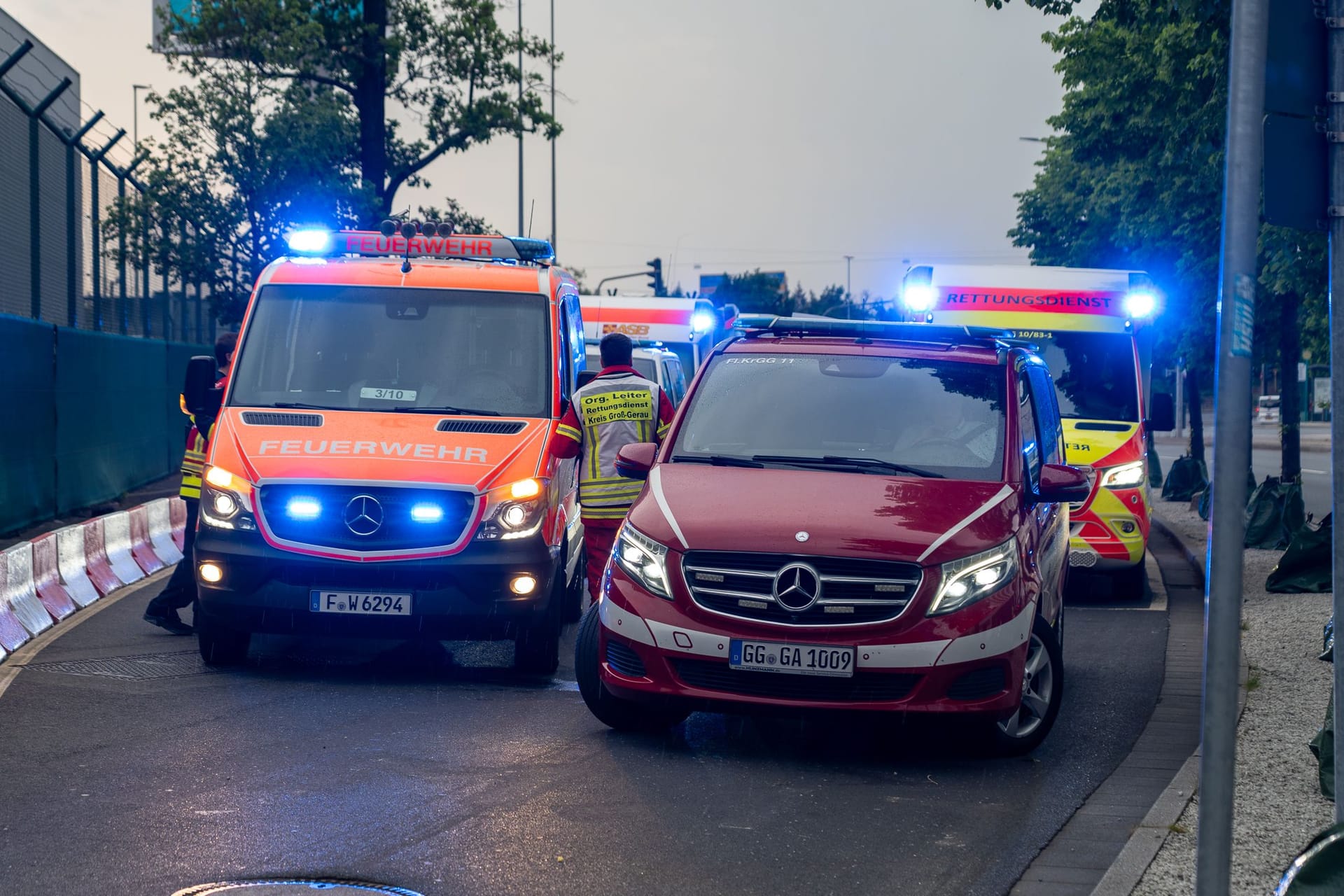 Massenanfall an Verletzen am Frankfurter Flughafen