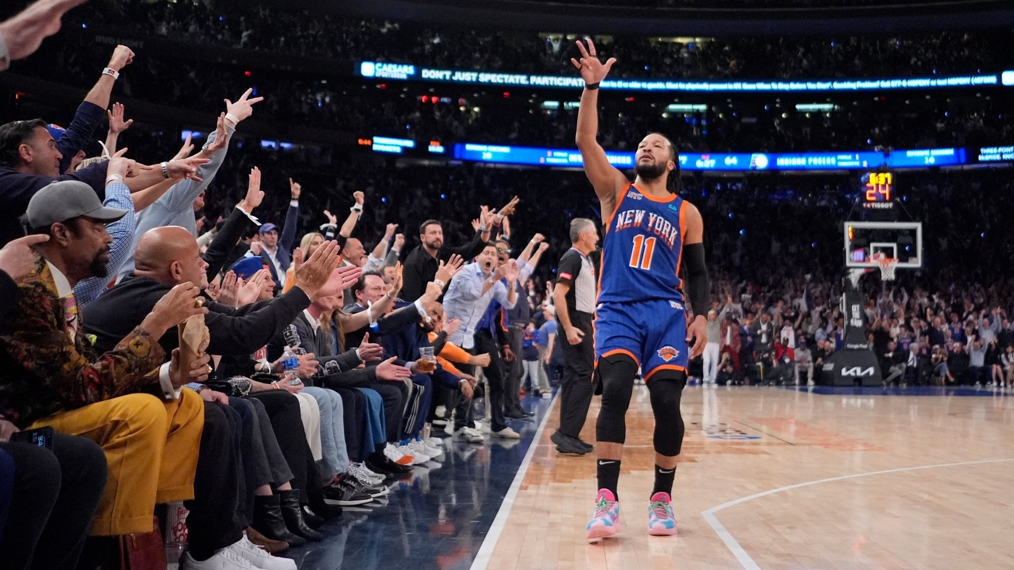 NBA: Knicks gewinnen hitziges Duell mit Pacers