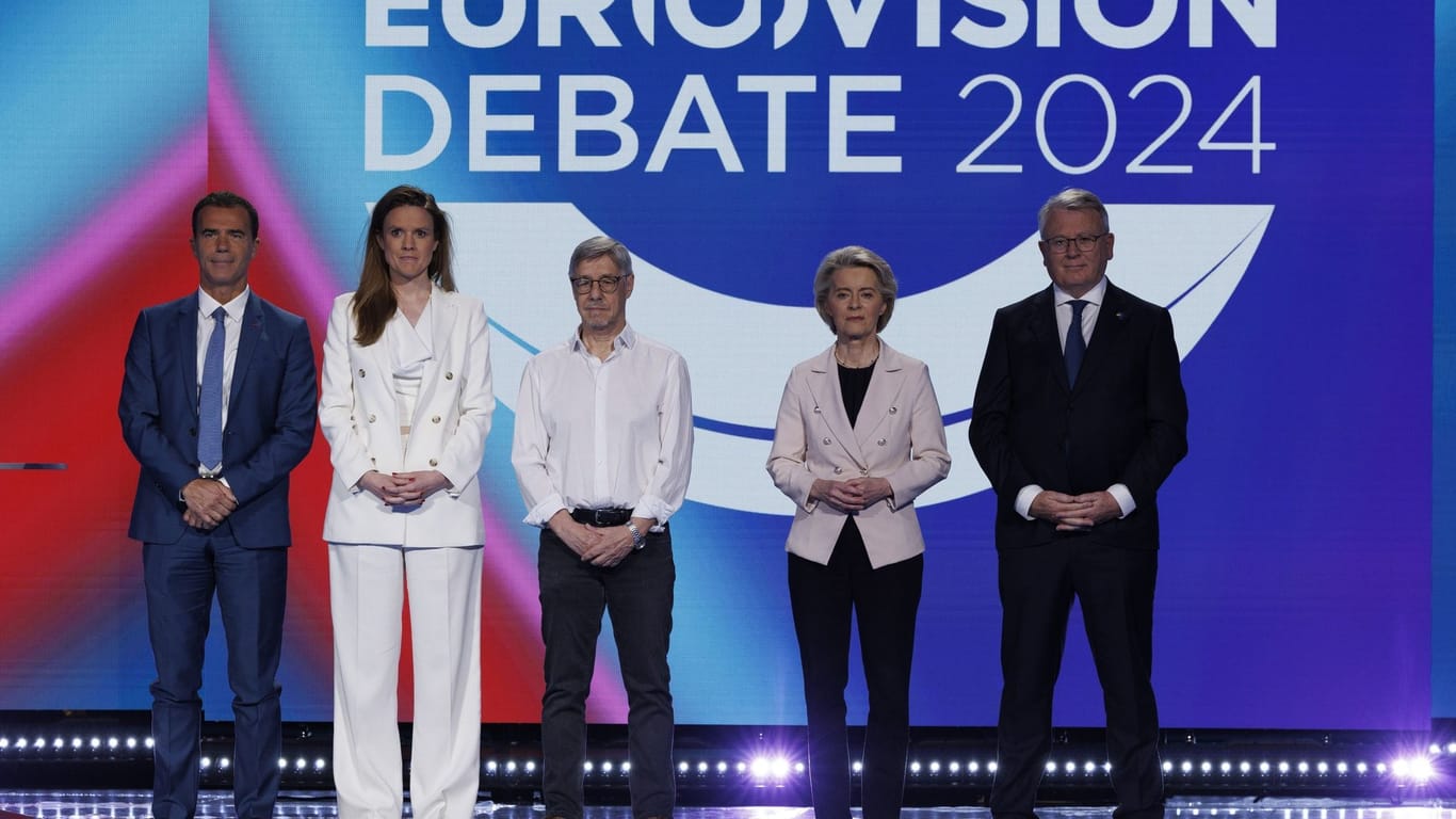 Spitzenkandidaten-Debatte vor Europawahl in Brüssel