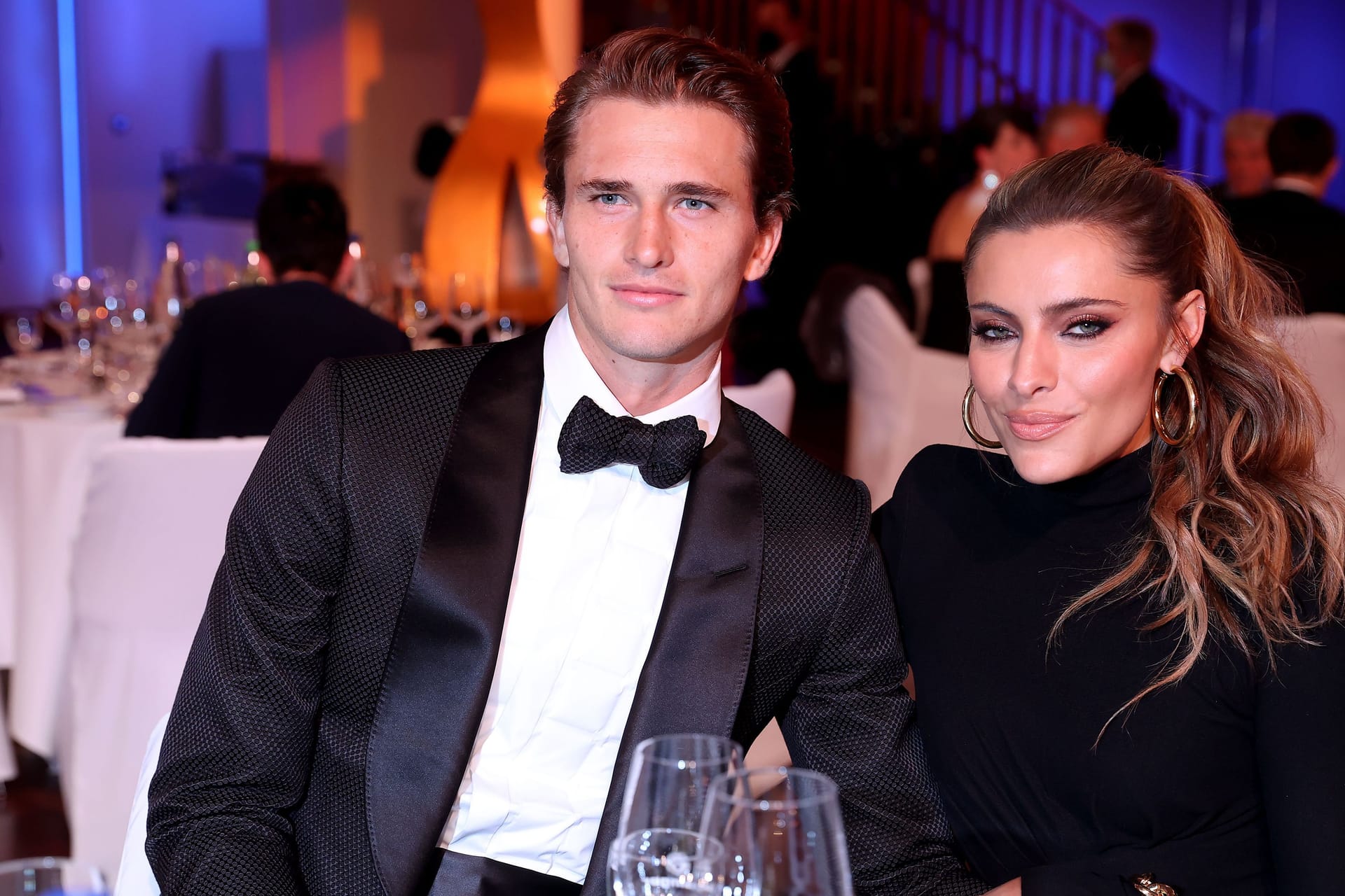 Alexander Zverev und Sophia Thomalla nehmen am "Sportler des Jahres" Award 2021 in Baden-Baden teil.