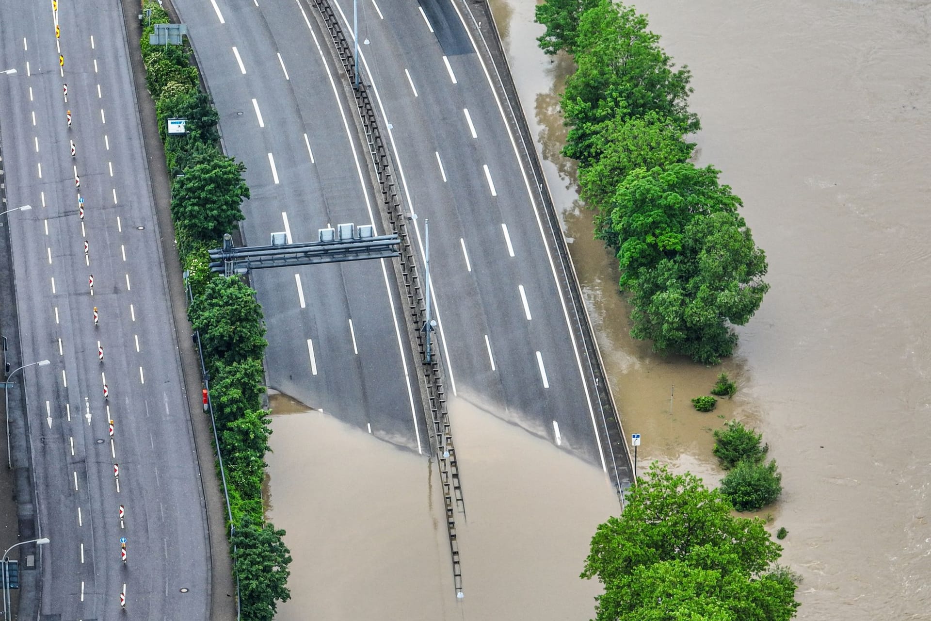 Hochwasser im Saarland - Saarbrücken