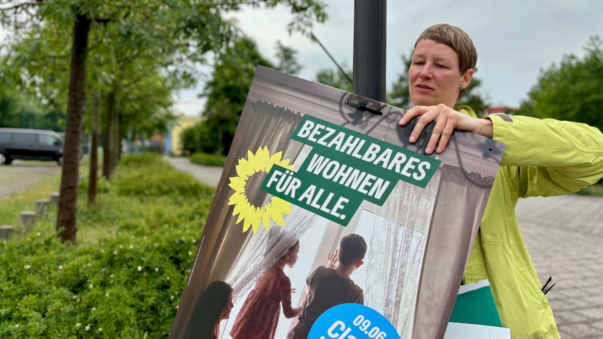 Claudia Kurzweg: Womit eine grüne Einzelkämpferin im sächsischen Wahlkampf zu kämpfen hat.