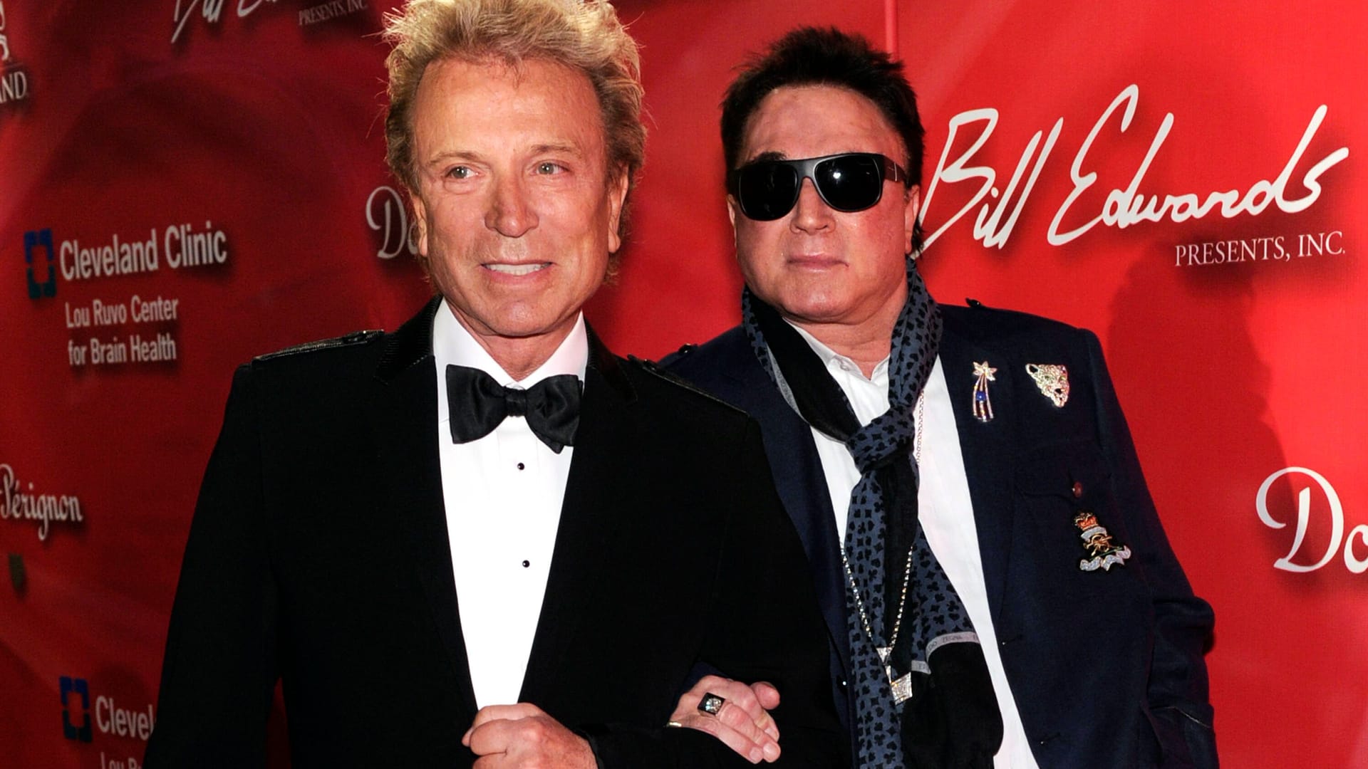 Siegfried und Roy in Las Vegas: Die beiden Magier zeigten ihre Tigershow im Mirage.