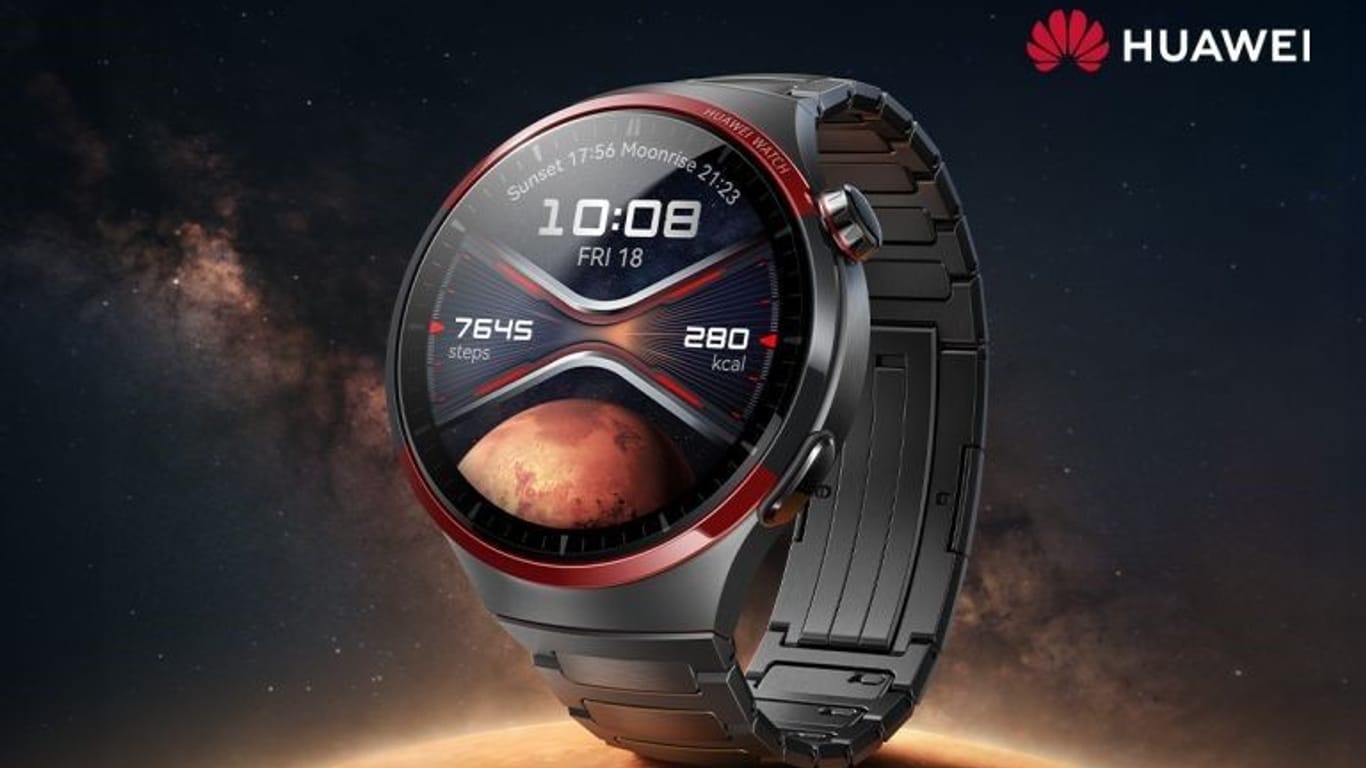 Die Huawei Watch 4 Pro in der Space Edition.