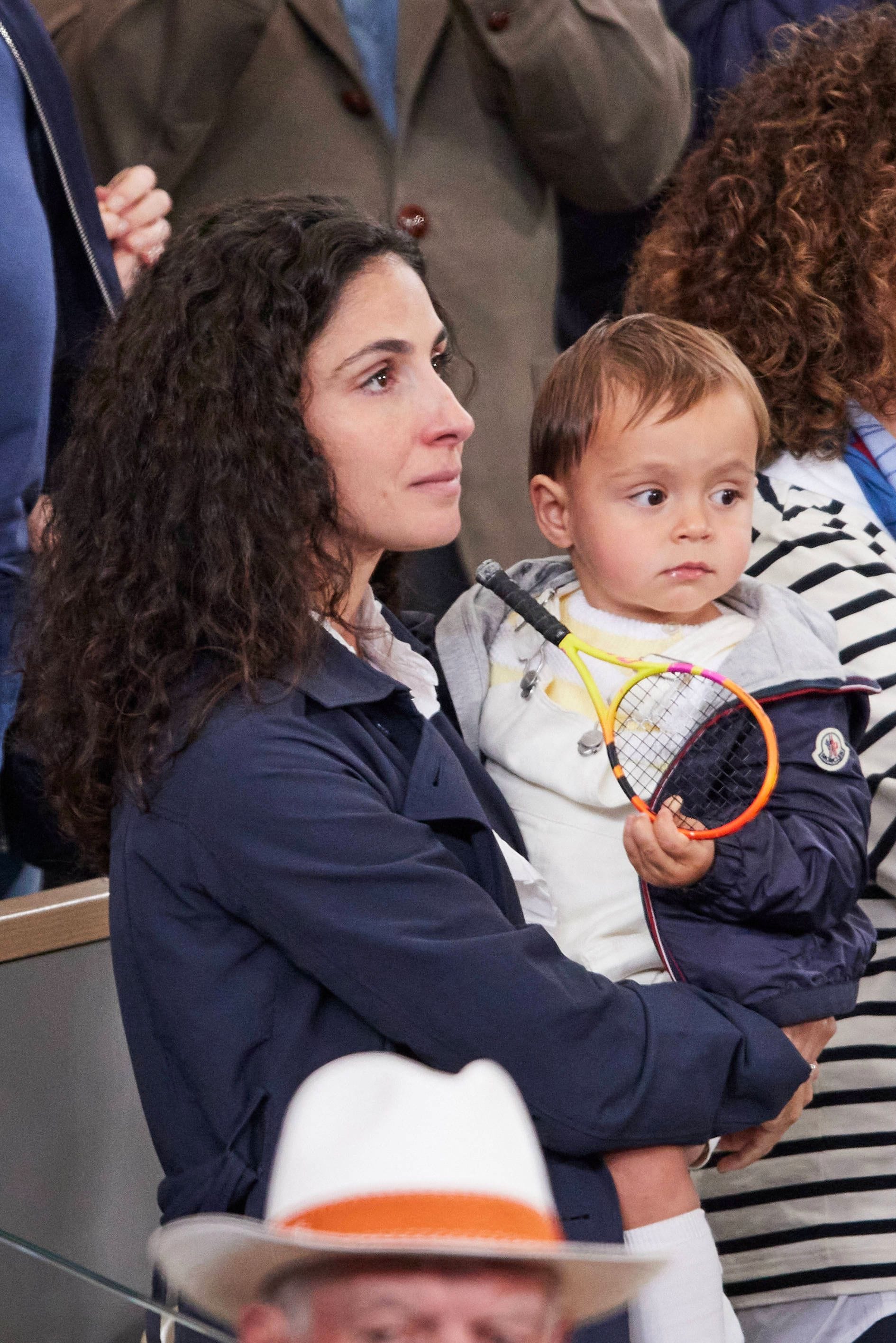 Rafael Nadals Ehefrau Xisca Perello mit dem gemeinsamen Sohn Rafael