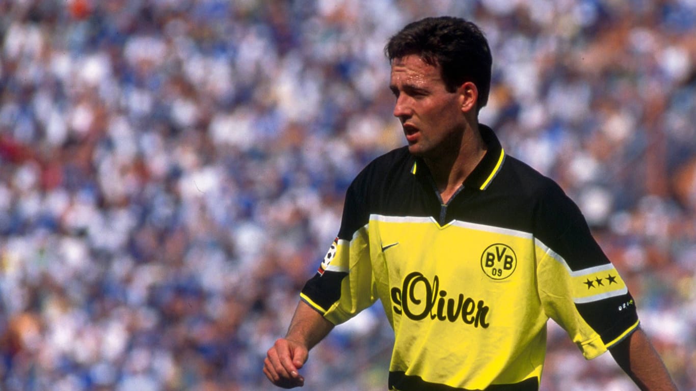 Paul Lambert im Trikot von Borussia Dortmund: Der Schotte holte mit dem BVB die Champions League 1997.