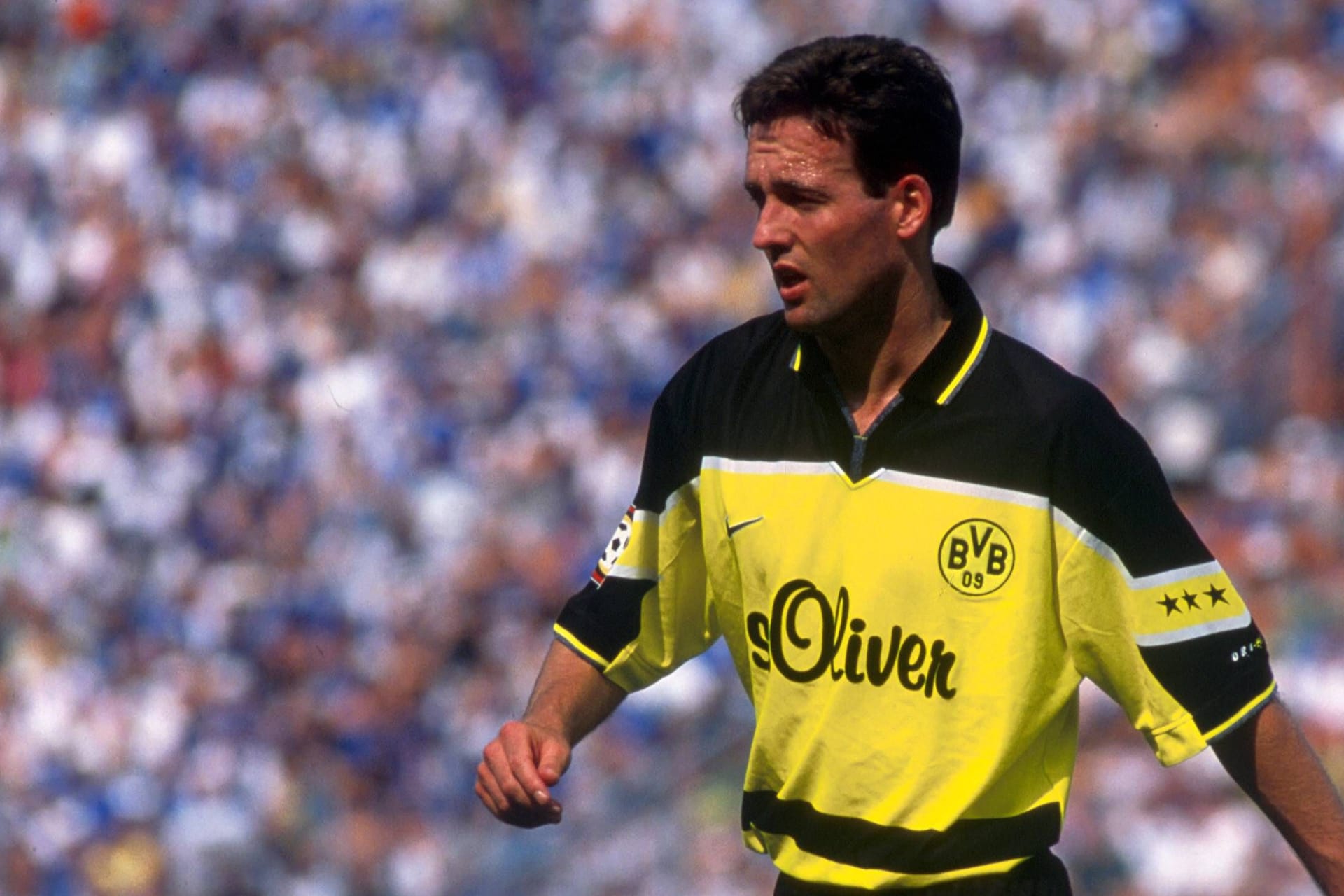 Paul Lambert im Trikot von Borussia Dortmund: Der Schotte holte mit dem BVB die Champions League 1997.