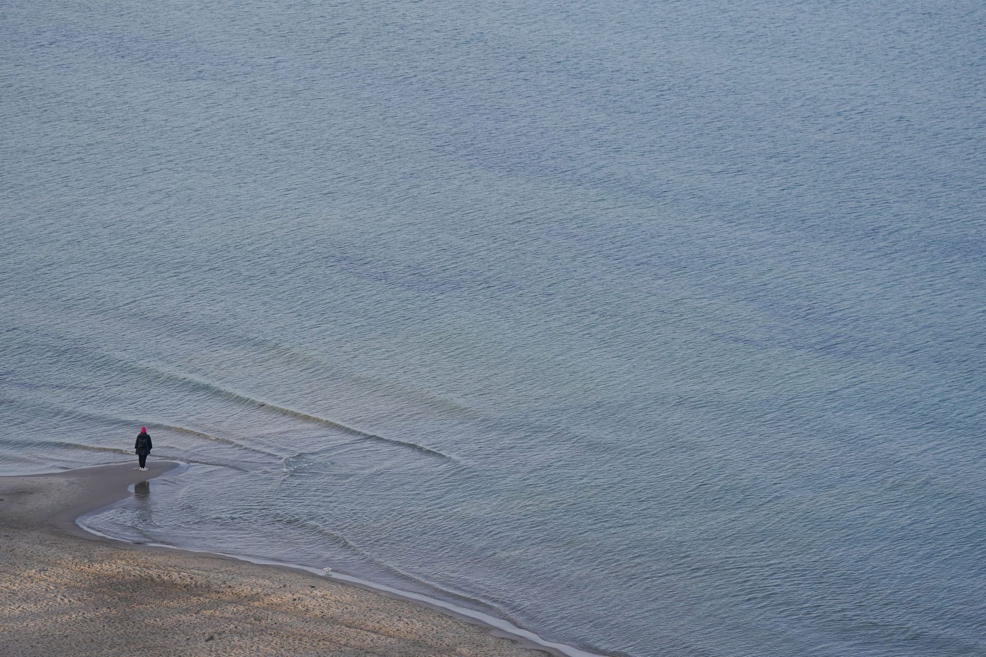 Allein am Strand