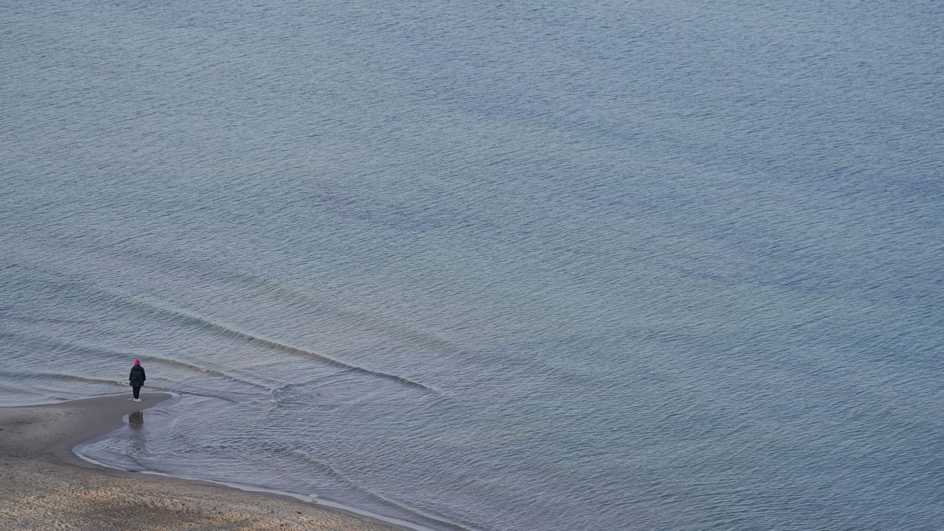 Allein am Strand