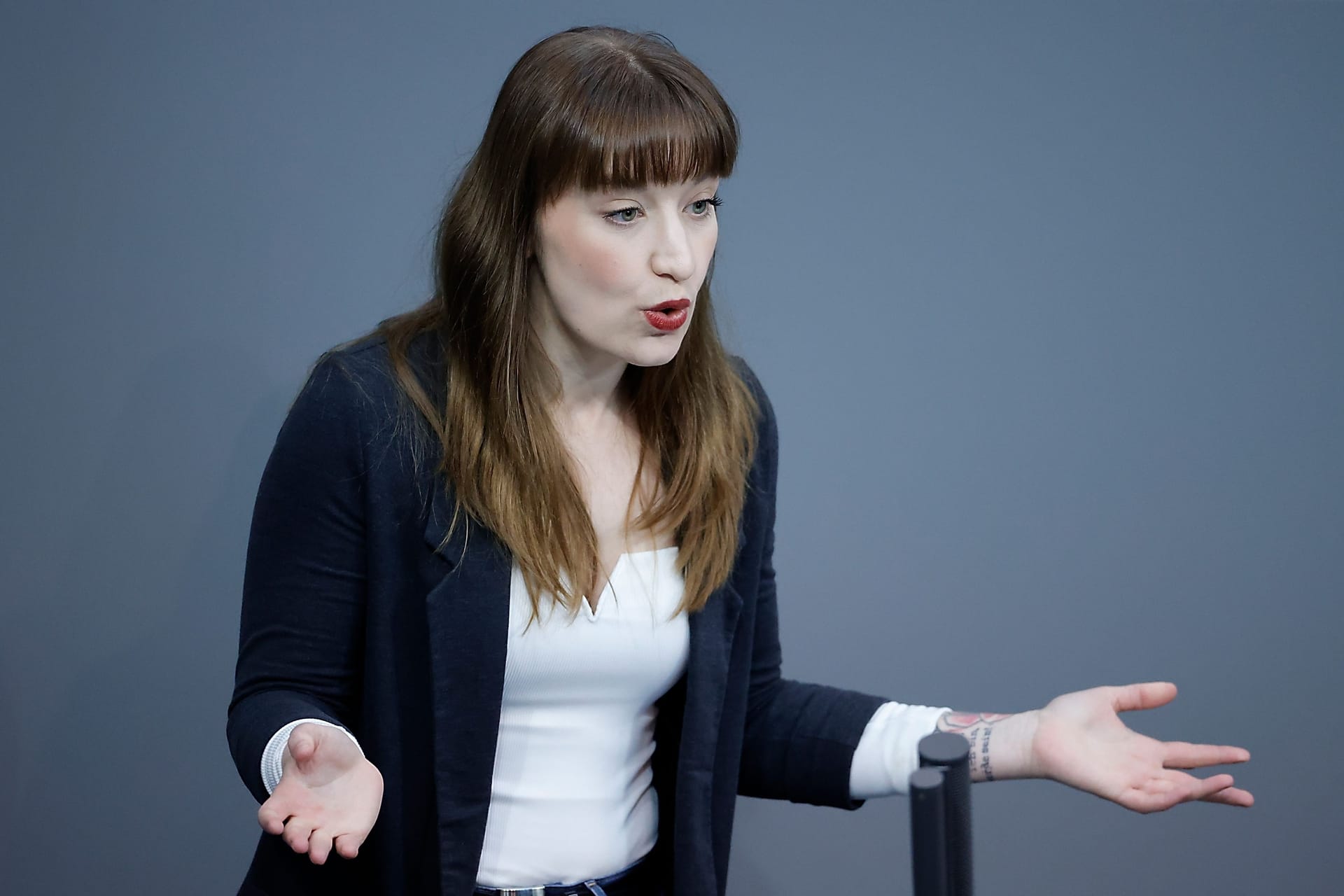 Heidi Reichinnek (Die Linke) spricht im Bundestag (Archivbild).