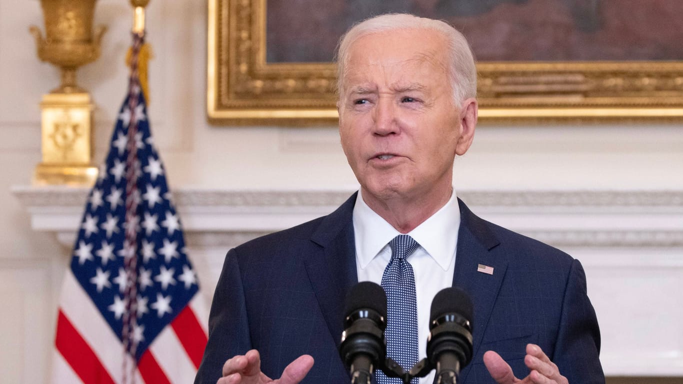US-Präsident Joe Biden: "Es ist an der Zeit, diesen Krieg zu beenden", sagte er am Freitag im Weißen Haus.